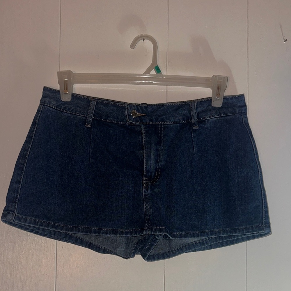 SHEIN ICON Women Denim  Blue A-Line Skirt, Skirt, Size L, Like New